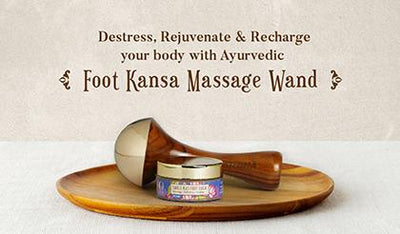 Destress, Rejuvenate, & Recharge Your Body With Ayurvedic Foot Kansa Massage Wand