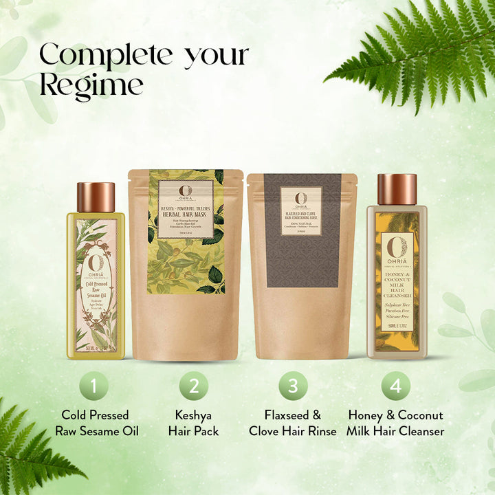 Cold Pressed Raw Sesame Oil- Nourishing and Strengthening OHRIA AYURVEDA