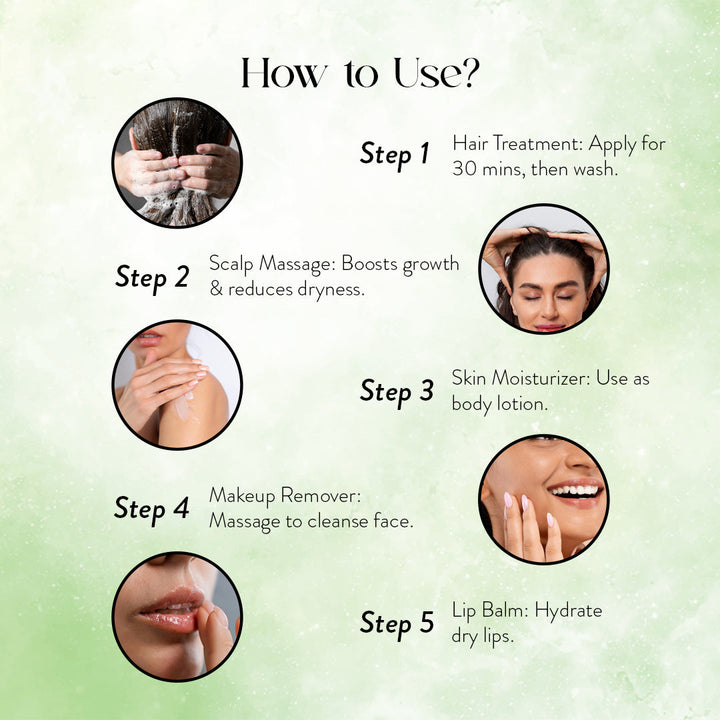 Extra Virgin Cold Pressed Coconut Oil- Heal and Repair OHRIA AYURVEDA