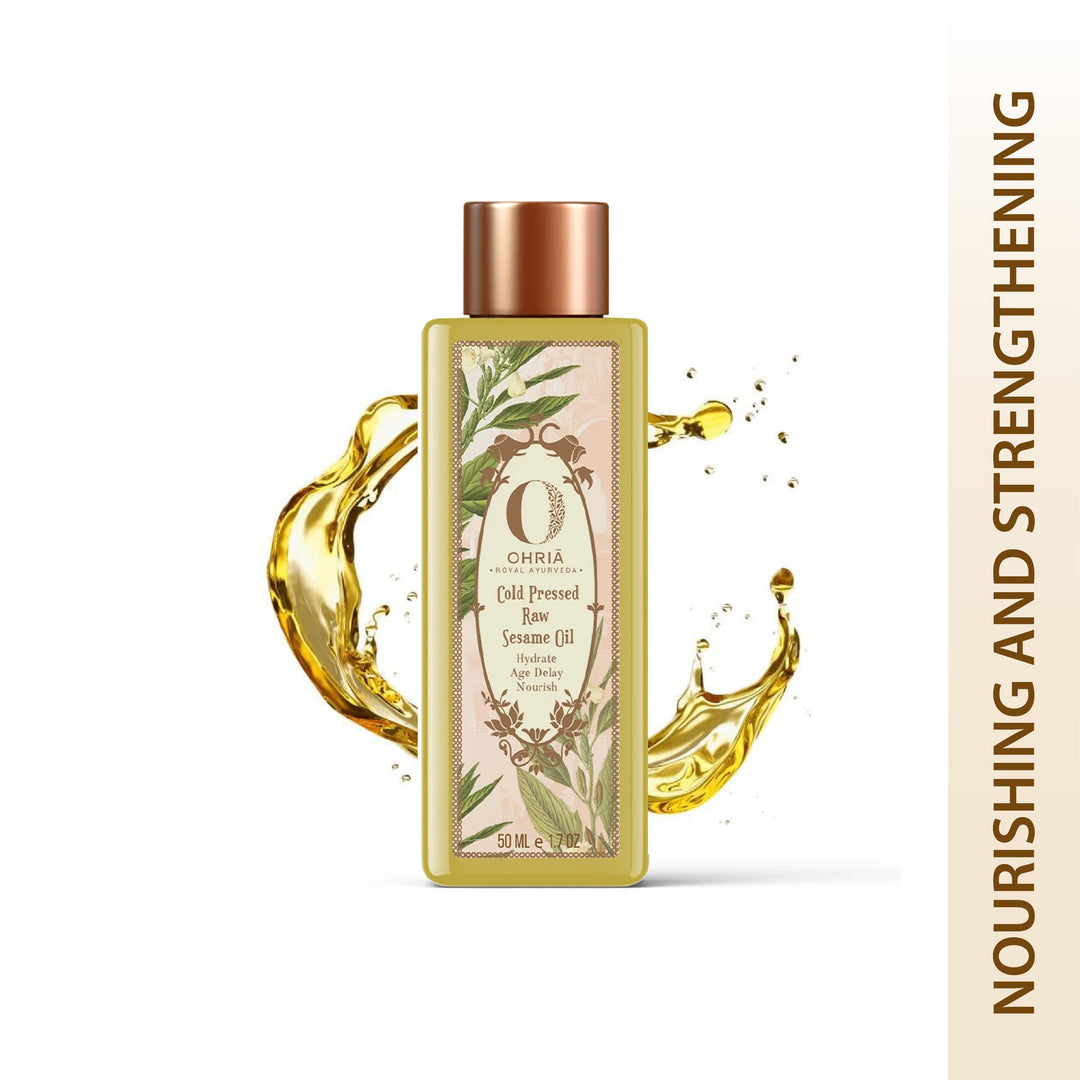 Cold Pressed Raw Sesame Oil- Nourishing and Strengthening OHRIA AYURVEDA