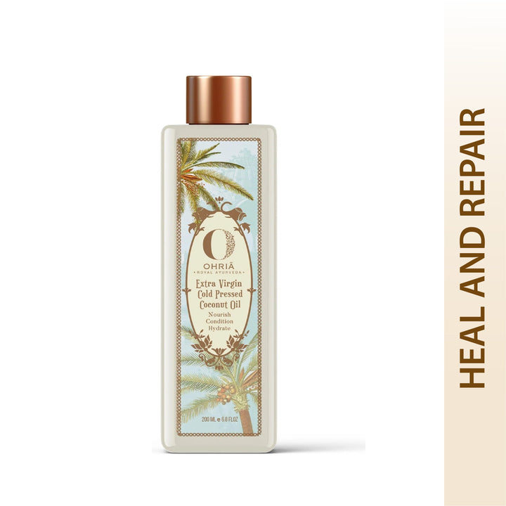 Extra Virgin Cold Pressed Coconut Oil- Heal and Repair OHRIA AYURVEDA
