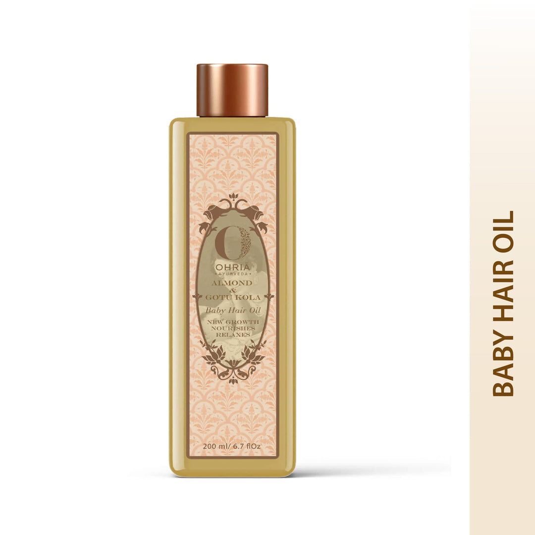 Almond & Gotu Kola Baby Hair Oil OHRIA AYURVEDA