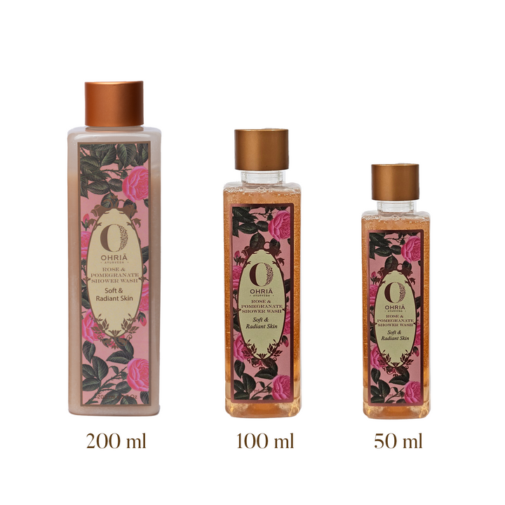 Quantity of Rose & Pomegranate Shower Wash - Ohria Ayurveda