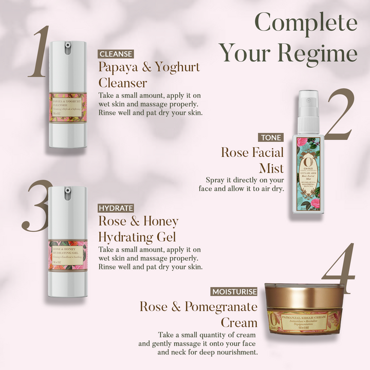 Rose & Honey Hydrating Gel- Deep Hydration OHRIA AYURVEDA