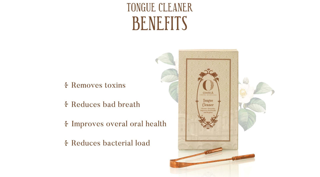 Benefits of Copper Tongue Cleaner - Ohria Ayurveda