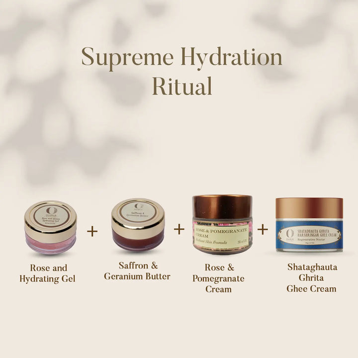 Supreme Hydration Ritual with Rose & Pomegranate Cream - OHRIA AYURVEDA