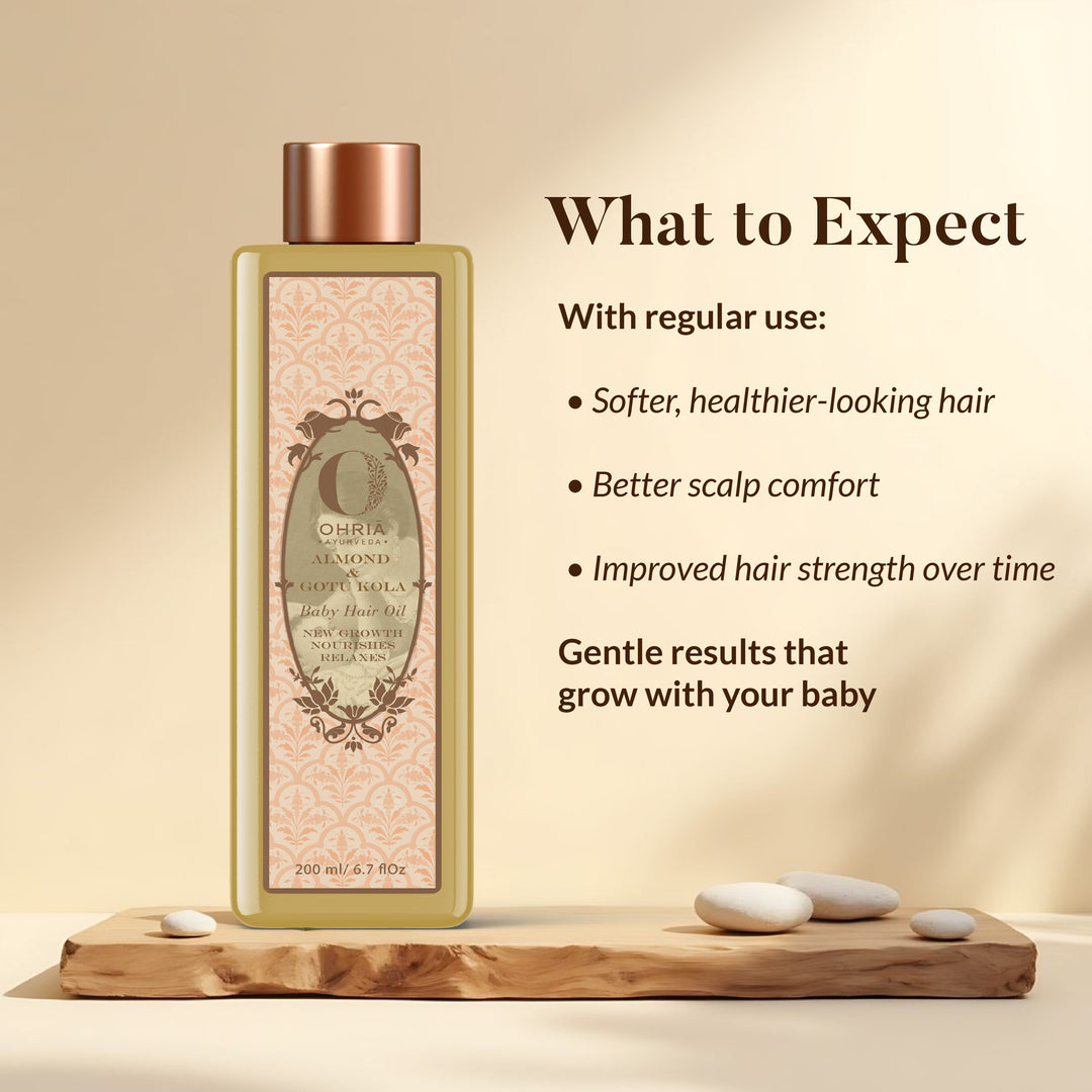 Almond & Gotu Kola Baby Hair Oil OHRIA AYURVEDA