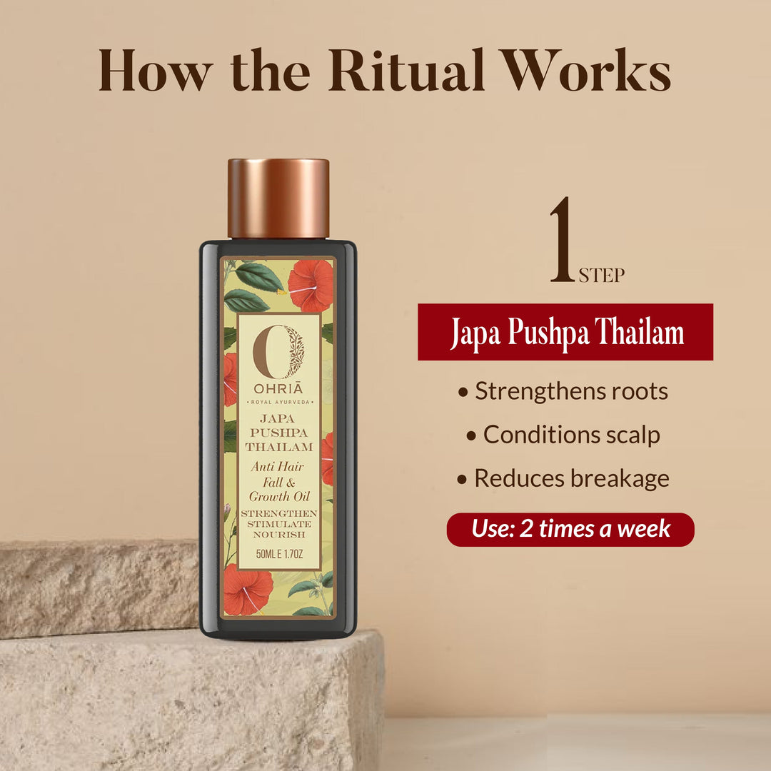 Anti Hair Loss & Thinning Ritual OHRIA AYURVEDA