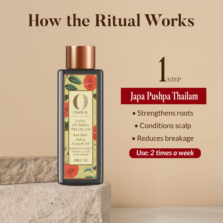 Anti Hair Loss & Thinning Ritual OHRIA AYURVEDA