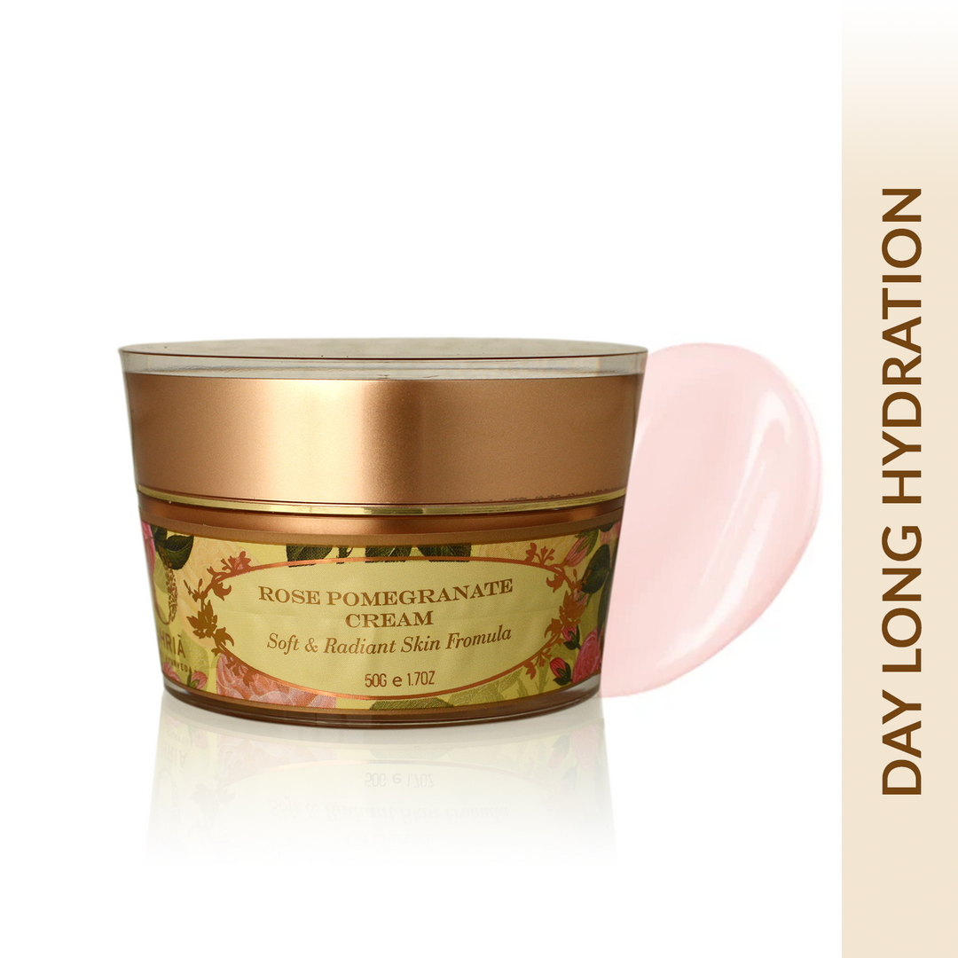 Rose & Pomegranate Cream - Day long hydration OHRIA AYURVEDA
