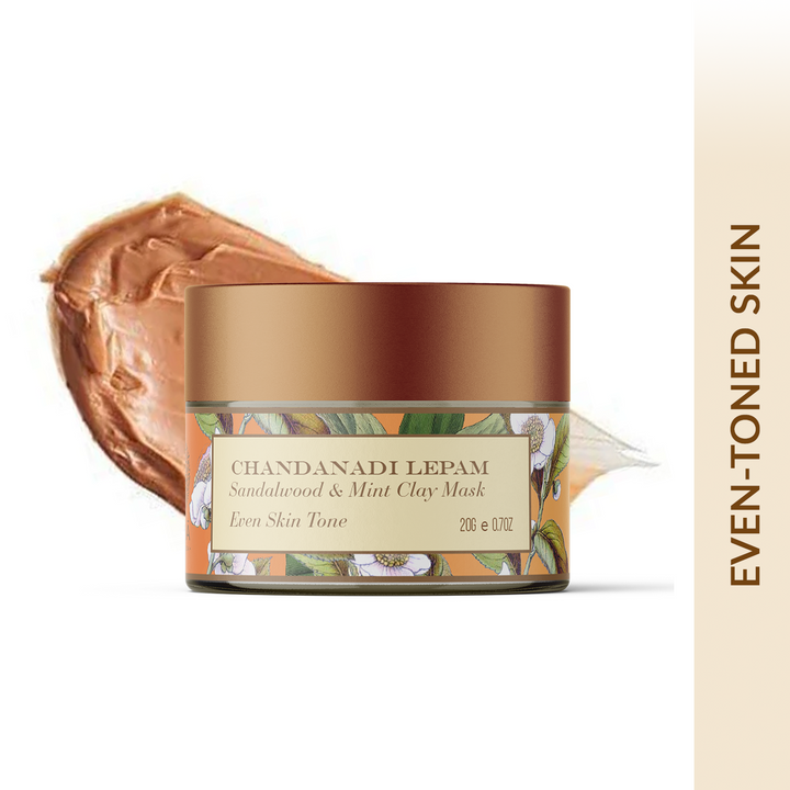 Sandalwood and Mint Clay Mask - Even Toned skin OHRIA AYURVEDA