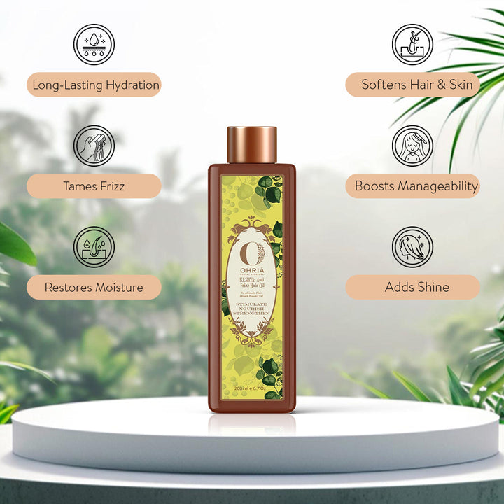 Keshya Anti Frizz Hair Oil OHRIA AYURVEDA