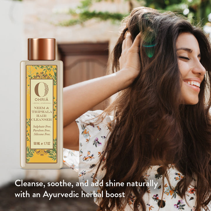Neem & Triphala Hair Cleanser- Anti-Dandruff OHRIA AYURVEDA