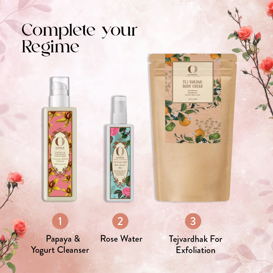 Rose & Pomegranate Jaggery Lip Balm- Hydrating & Plumping OHRIA AYURVEDA