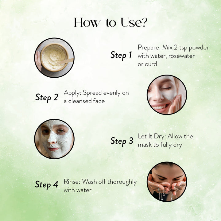 LODHRA VACHA FACE MASK - Anti Acne OHRIA AYURVEDA