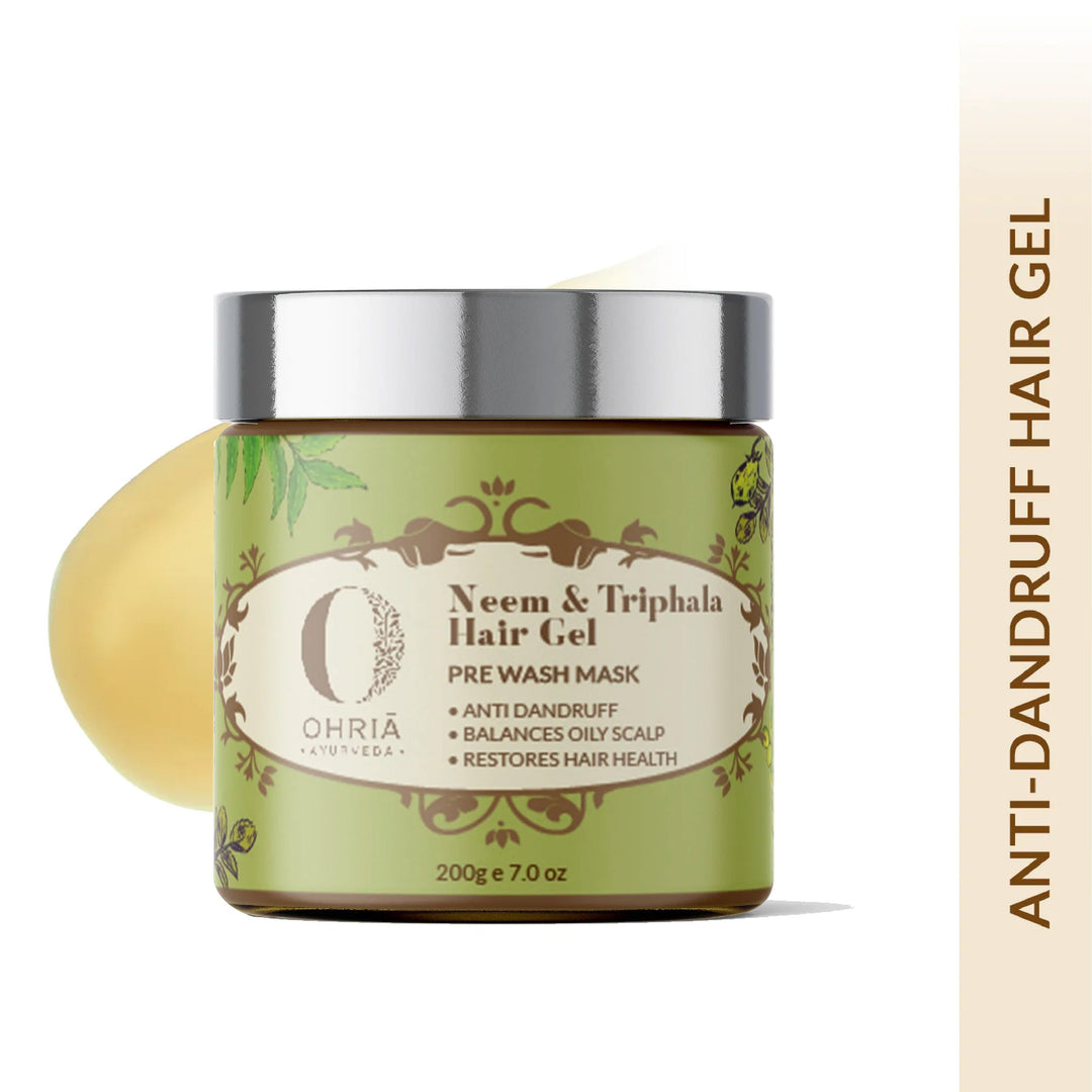 Neem and Triphala Anti Dandruff Hair Gel OHRIA AYURVEDA