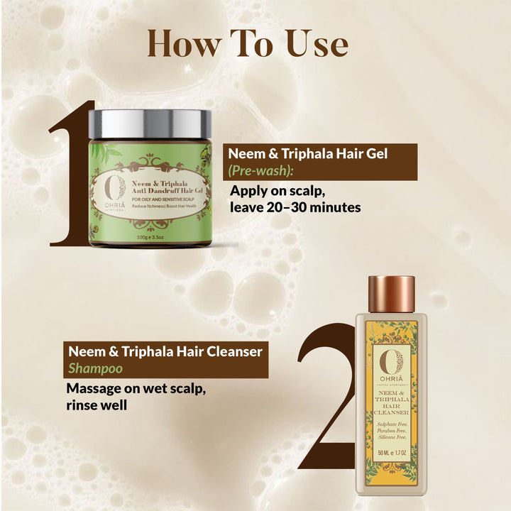 Oily & Itchy Scalp Combo OHRIA AYURVEDA