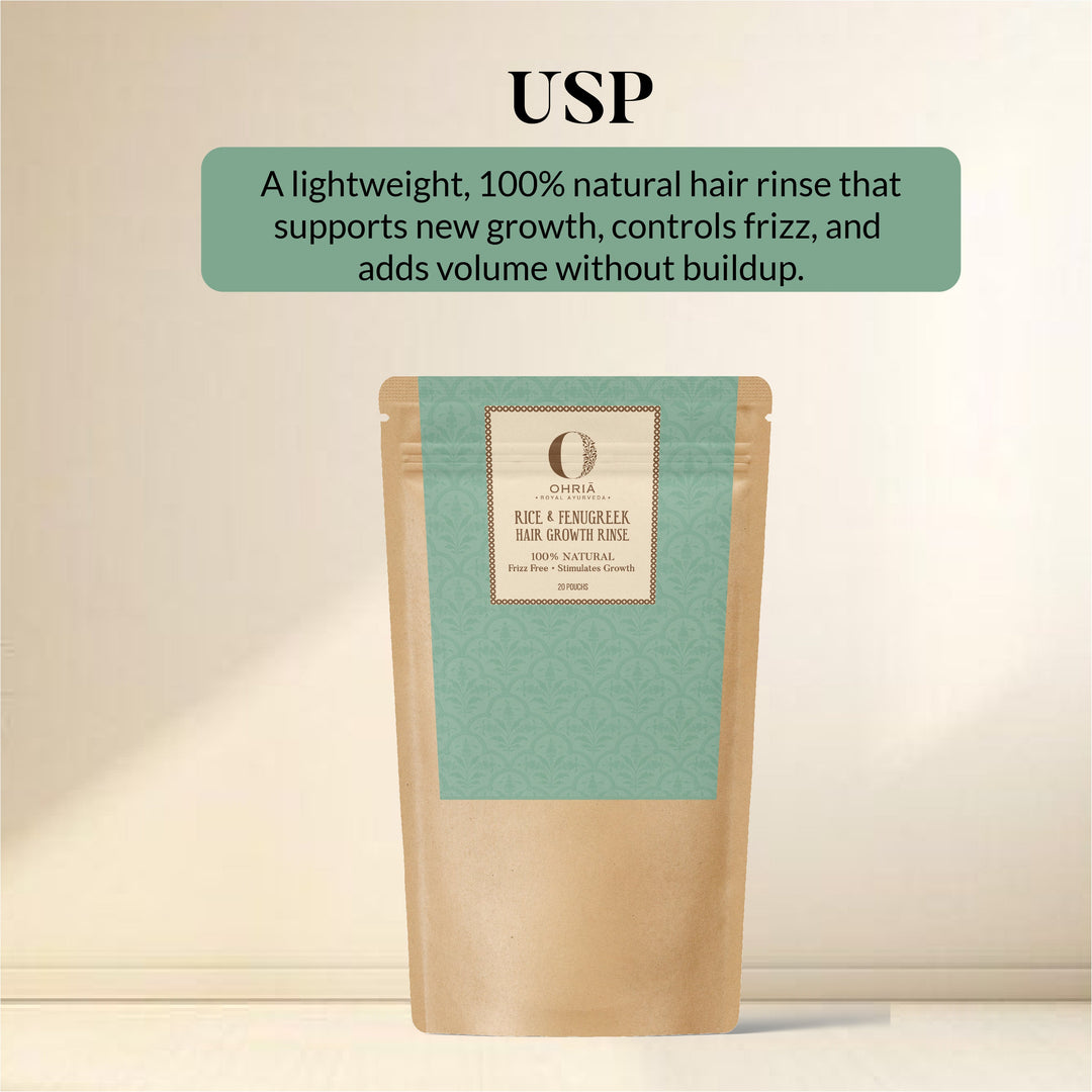 Rice & Fenugreek Hair Growth Rinse OHRIA AYURVEDA