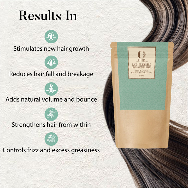 Rice & Fenugreek Hair Growth Rinse OHRIA AYURVEDA