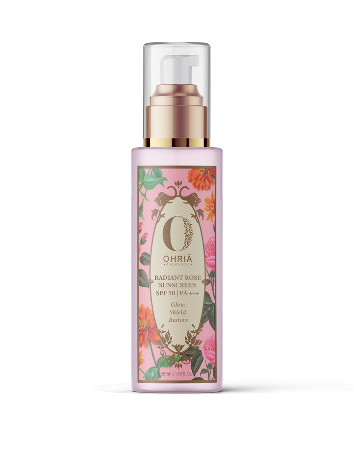 Radiant Rose Sunscreen OHRIA AYURVEDA