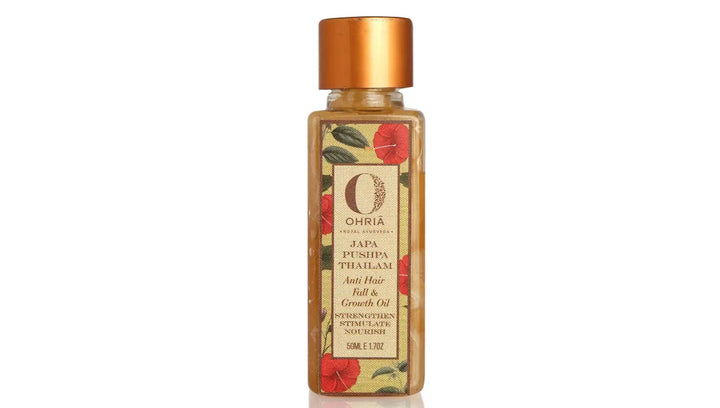 JAPA PUSHPA THAILAM - For Hair Growth and Premature Greying OHRIA AYURVEDA