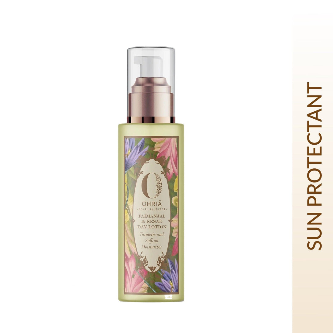 Turmeric & Saffron Moisturizing Lotion- Sun Protectant OHRIA AYURVEDA