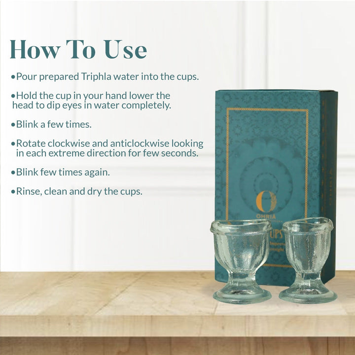 Glass Eye Cups OHRIA AYURVEDA