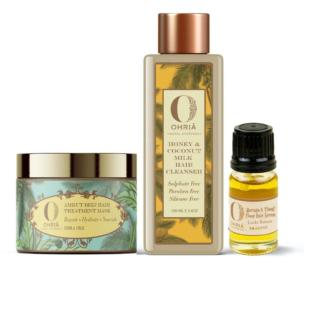 Healthy, Shiny & Lustrous Hair Ritual OHRIA AYURVEDA