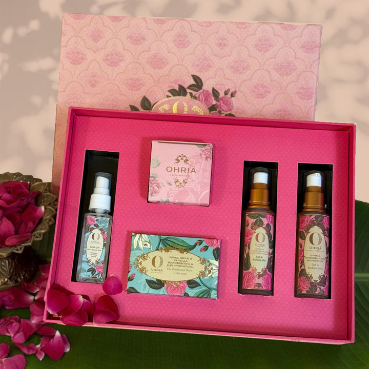 Rosa Indulgence Gift Box OHRIA AYURVEDA