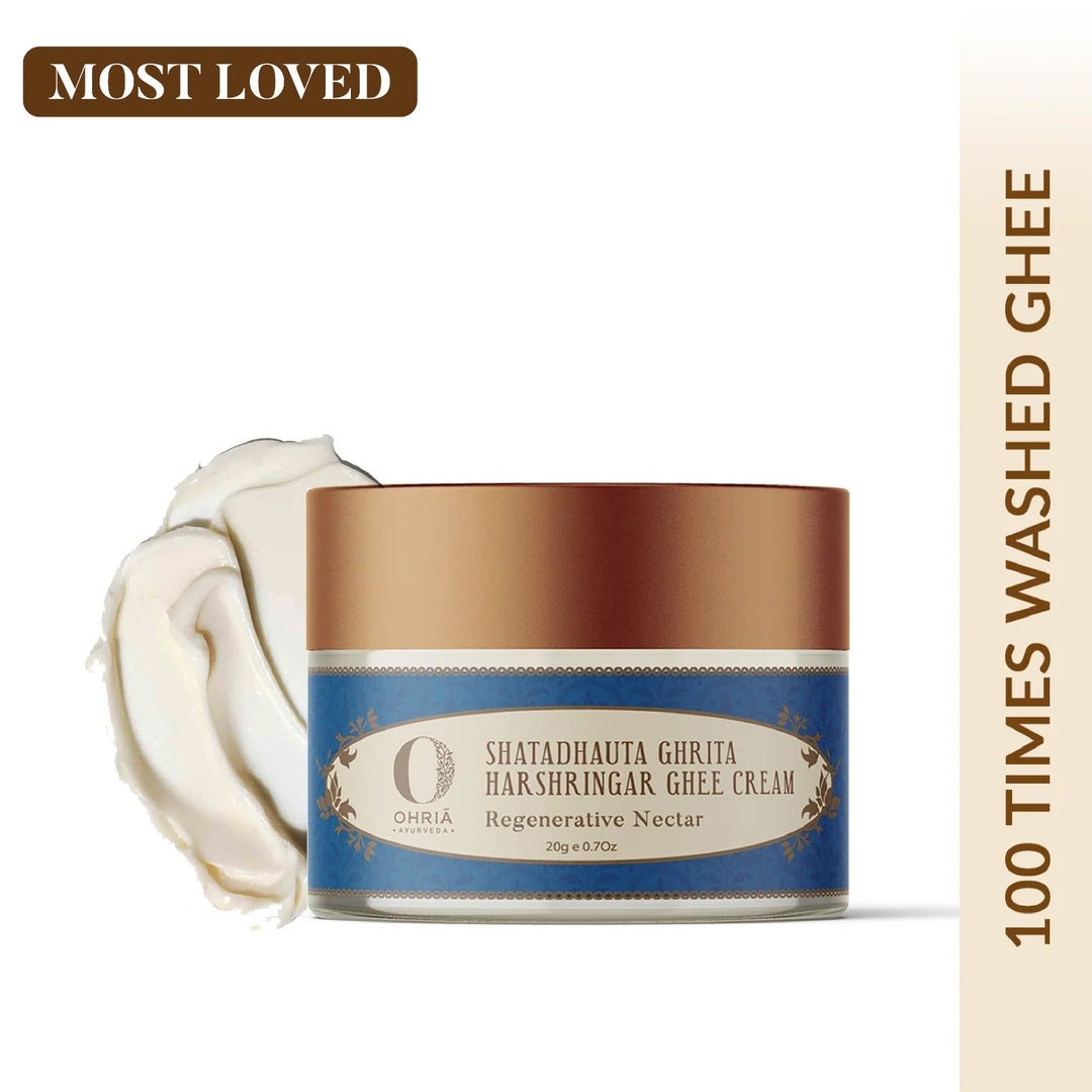 Shatadhauta Ghrita Harshringar Ghee Cream- Intense/Deep Nourishment OHRIA AYURVEDA