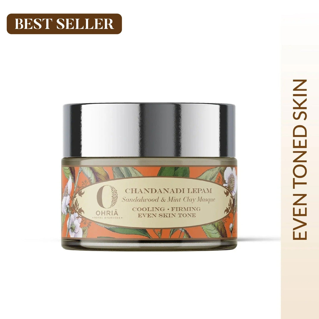 Sandalwood and Mint Clay Masque - Even Toned skin OHRIA AYURVEDA