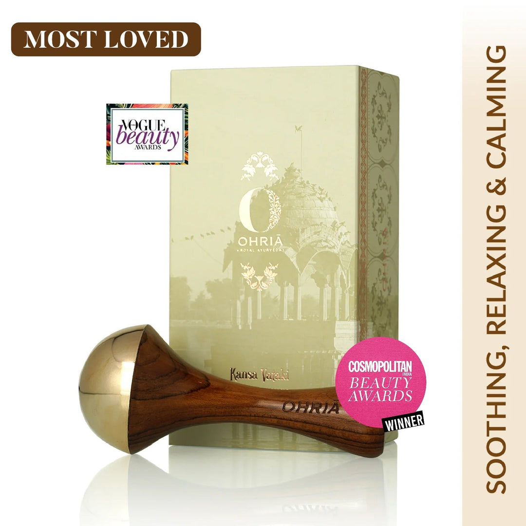 Kansa Foot Massage Wand- Relaxing OHRIA AYURVEDA