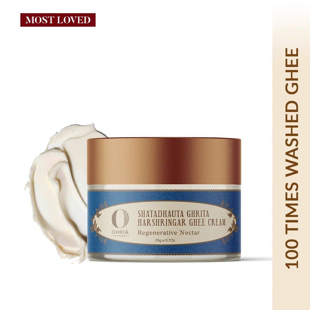 Shatadhauta Ghrita Harshringar Ghee Cream- Intense/Deep Nourishment OHRIA AYURVEDA