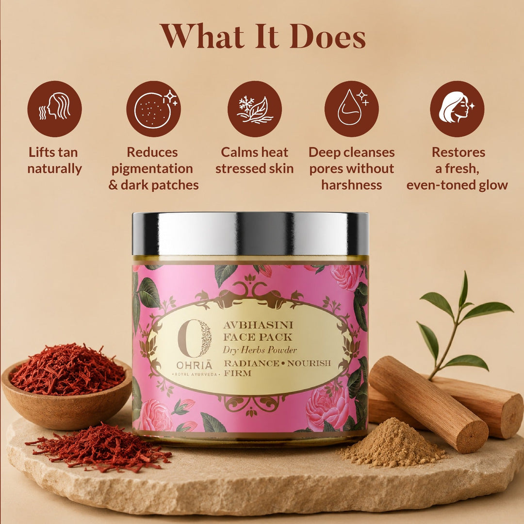 AVBHASINI FACE PACK- De-tan OHRIA AYURVEDA