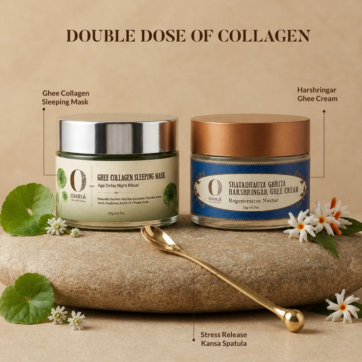 Double dose of Collagen (with stress release kansa spatula) OHRIA AYURVEDA
