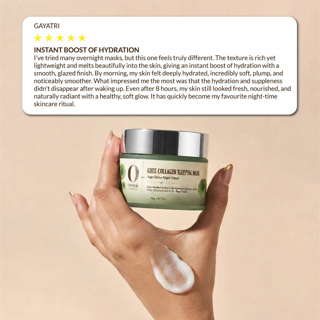 Ghee Collagen Sleeping Mask OHRIA AYURVEDA