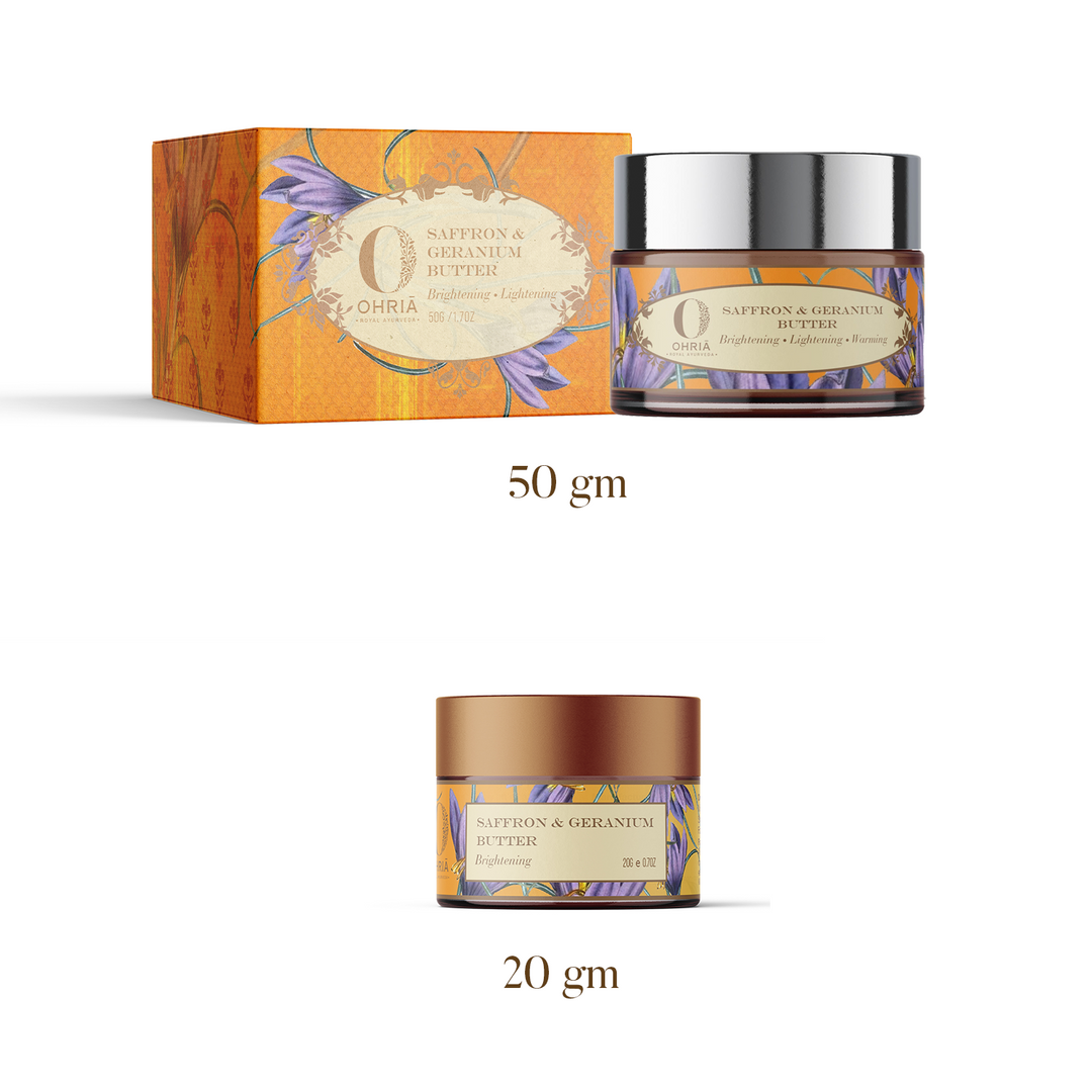 Saffron & Germanium Butter - Anti Aging OHRIA AYURVEDA