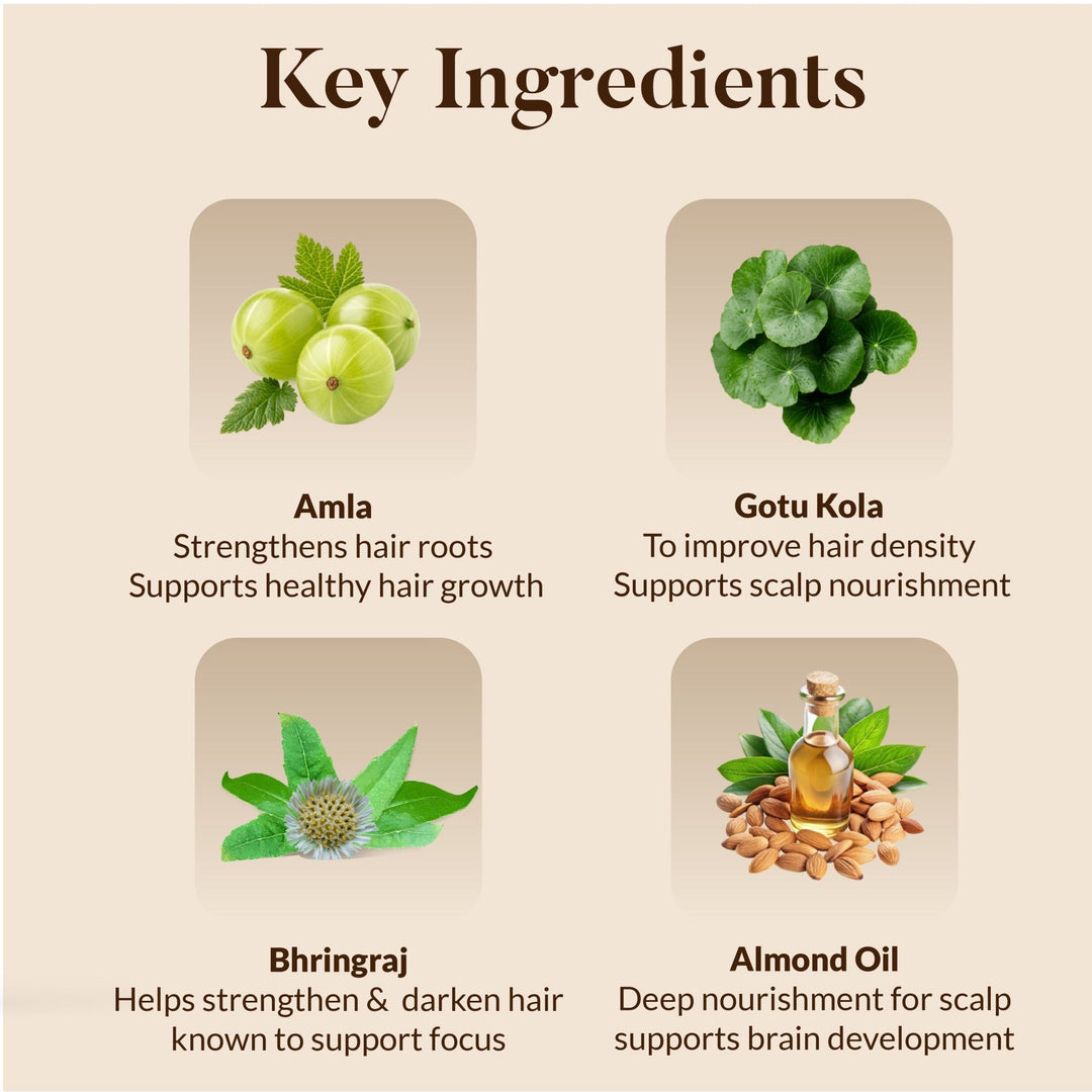 Almond & Gotu Kola Baby Hair Oil OHRIA AYURVEDA