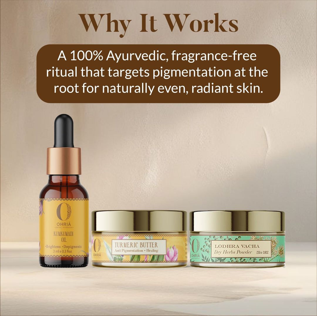 100% Ayurvedic Anti Pigmentation Combo - Ohria Ayurveda