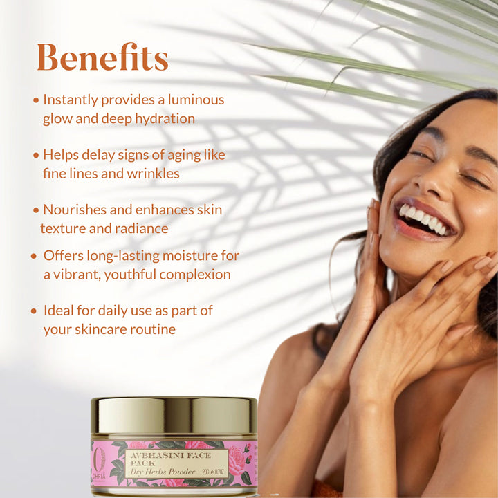 AVBHASINI FACE MASK- Glowing Skin OHRIA AYURVEDA