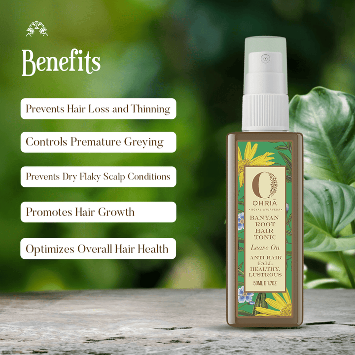 Benefits of Banyan Root Hair Tonic - OHRIA AYURVEDA