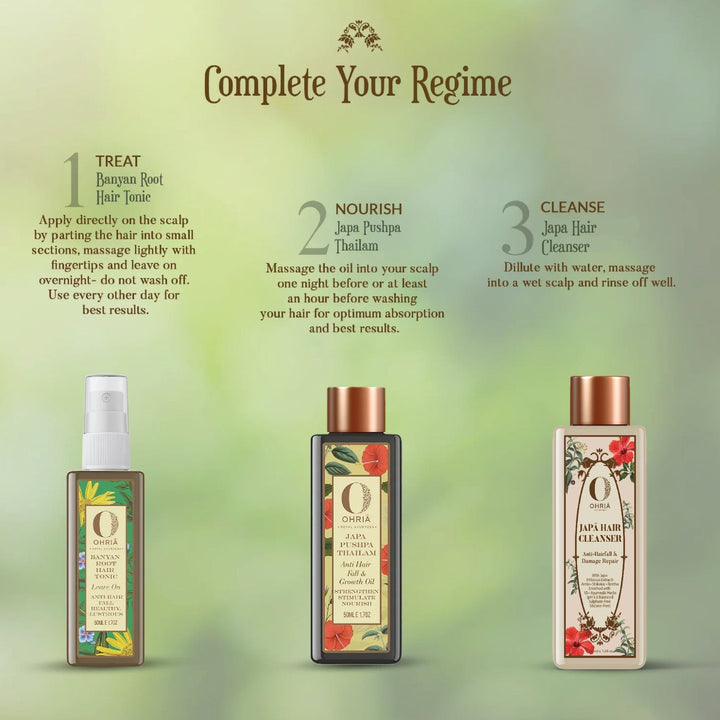 Banyan Root Tonic - Anti Hairfall Spray OHRIA AYURVEDA