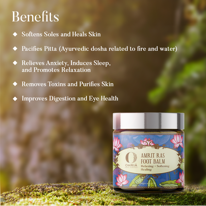 Amrit Ras Foot Balm - Relaxing & Softening OHRIA AYURVEDA