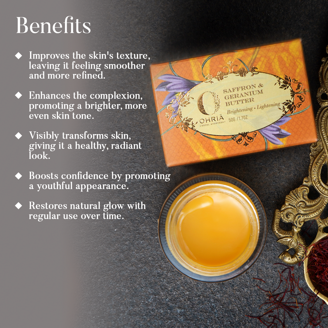 Saffron & Germanium Butter - Anti Aging OHRIA AYURVEDA