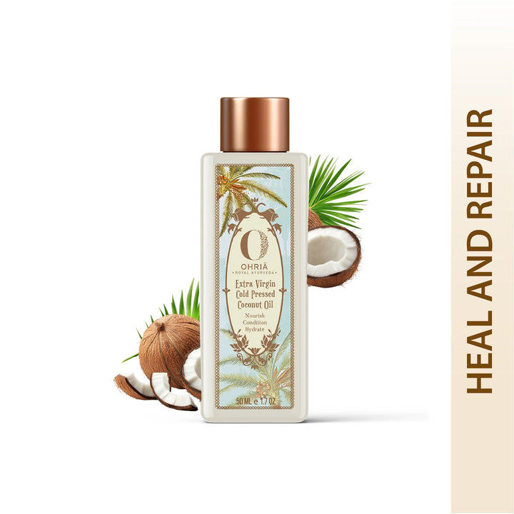 Extra Virgin Cold Pressed Coconut Oil- Heal and Repair OHRIA AYURVEDA