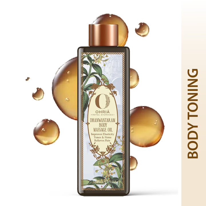 DHANWANTARAM THAILAM/OIL - Body Toning OHRIA AYURVEDA