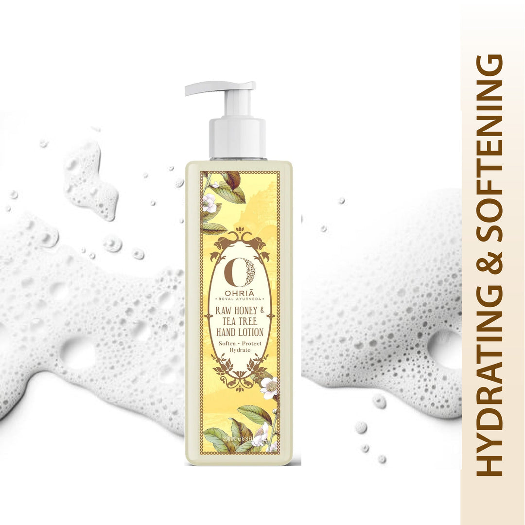 Raw Honey & Tea Tree Hand Lotion OHRIA AYURVEDA