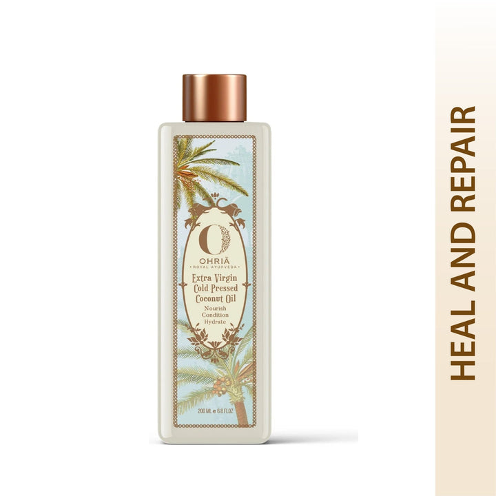 Extra Virgin Cold Pressed Coconut Oil- Heal and Repair OHRIA AYURVEDA