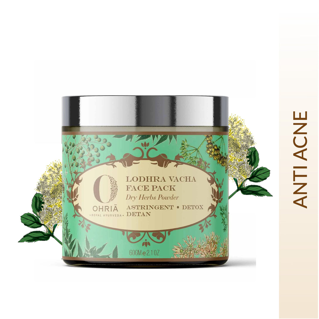 LODHRA VACHA FACE PACK - DE-TAN OHRIA AYURVEDA