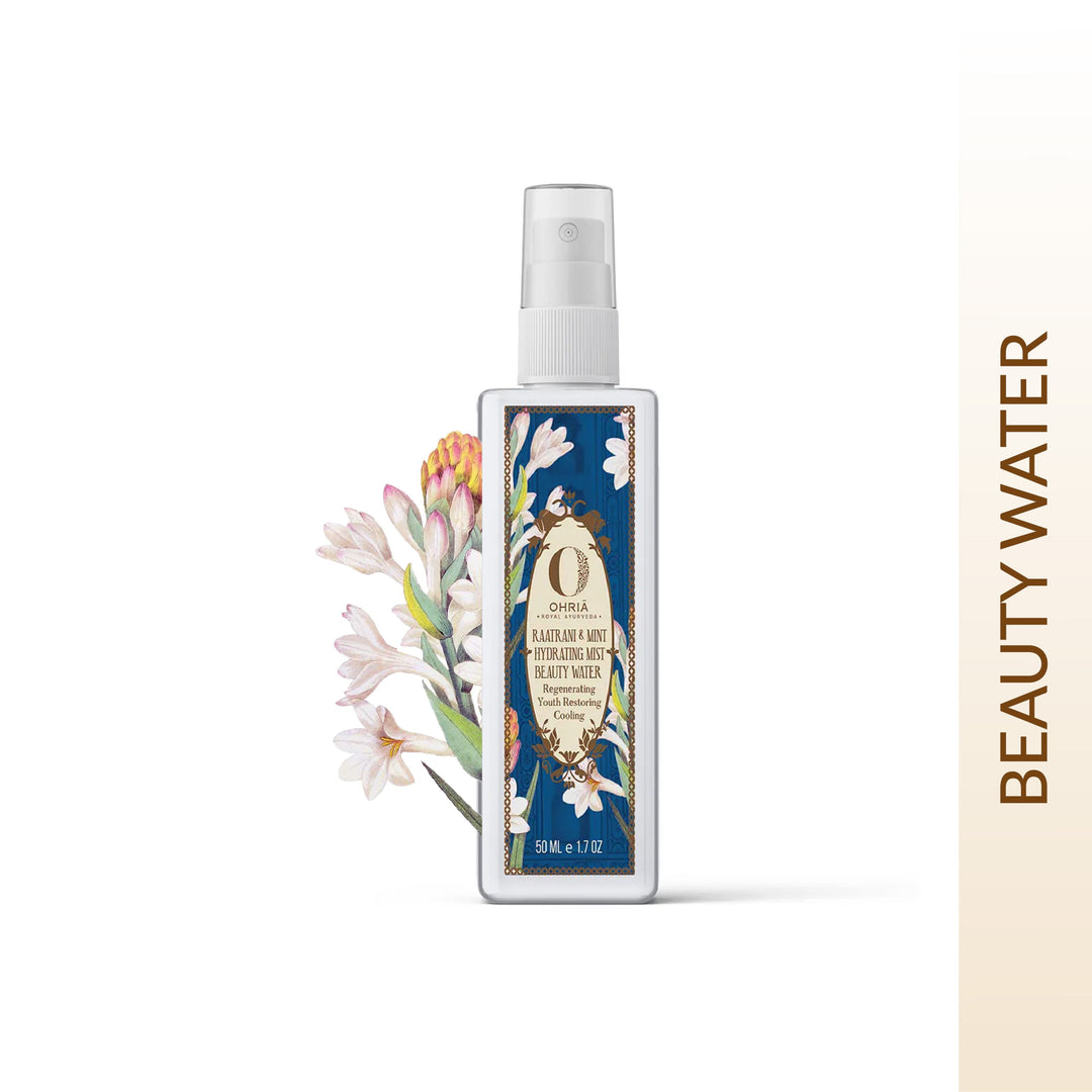Raatrani & Mint Facial Mist Beauty Water OHRIA AYURVEDA